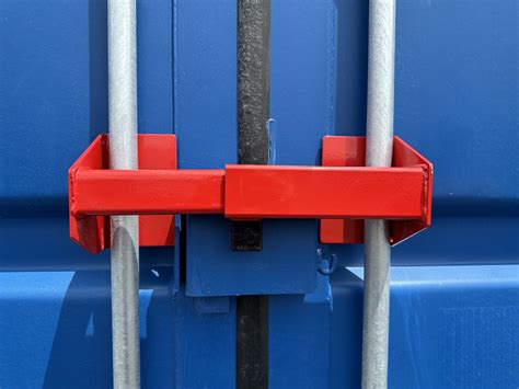 metal lock box for shipping containers|crossbar locks for shipping containers.